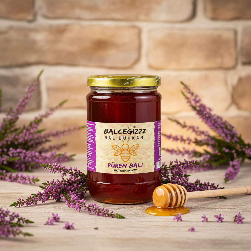 Balceğiz Doğal Püren Balı 850 Gram - Balcegiz