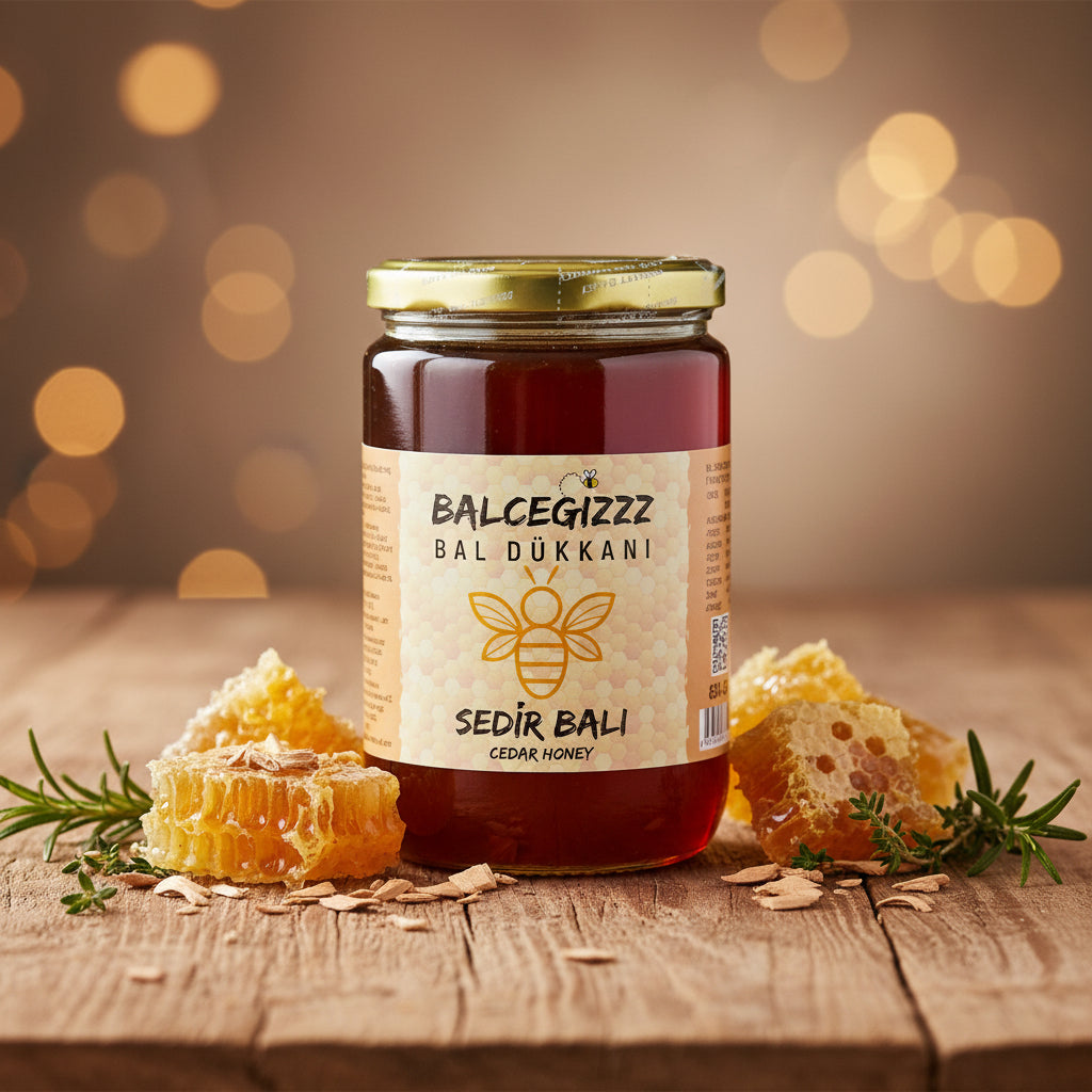 Balceğiz Doğal Sedir Balı 850 Gram - Balcegiz
