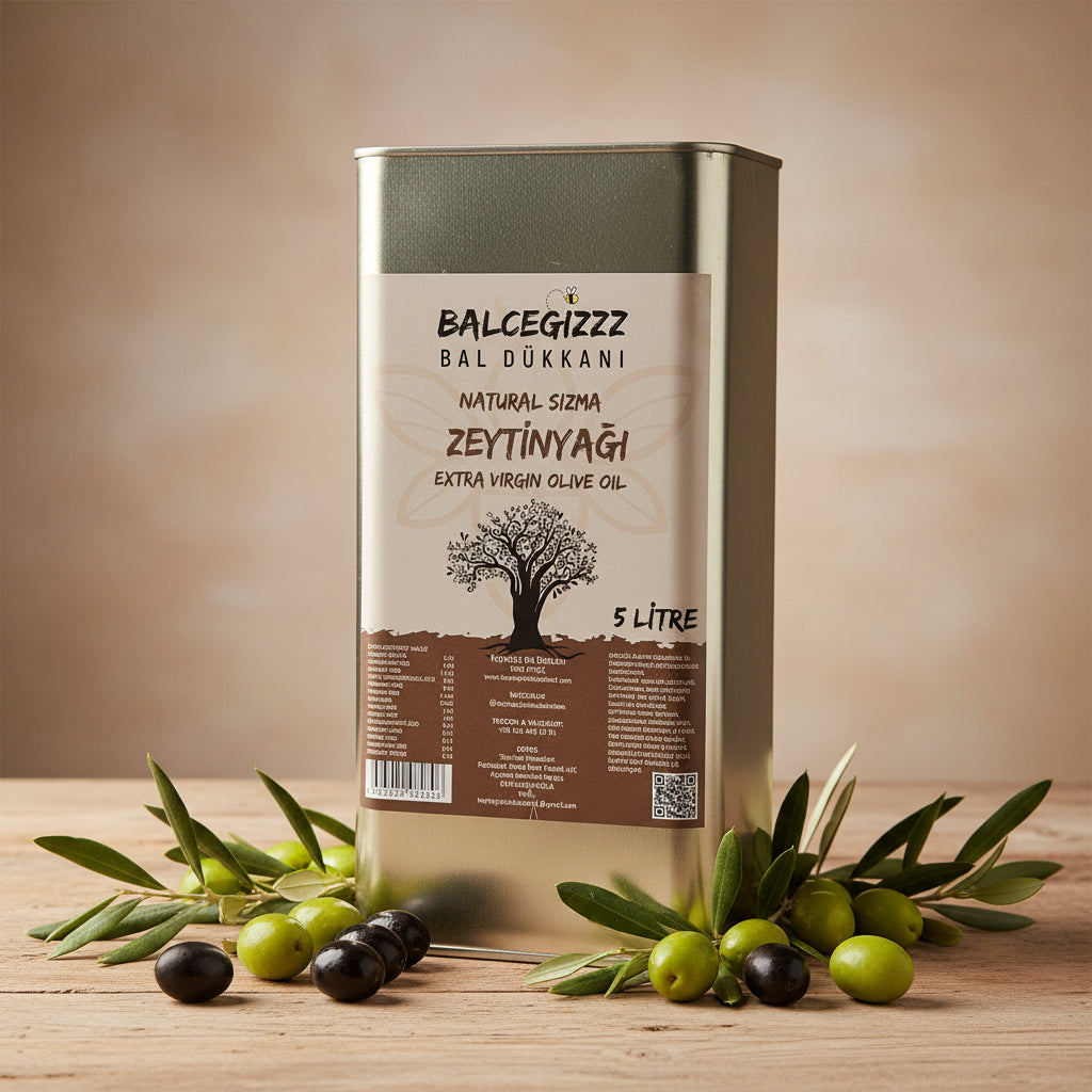 Doğal Köyceğiz Soğuk Sıkım Zeytinyağı 5 Litre - Balcegiz