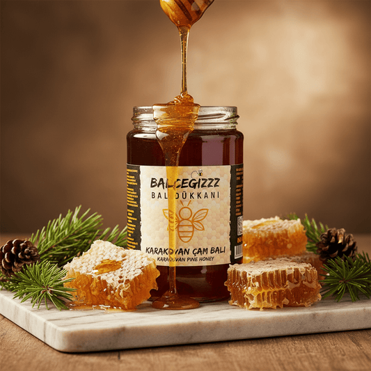 Köyceğiz Doğal Karakovan Çam Balı 850 Gram - Balcegiz